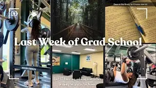 Vlog: Last Week of Grad School, Unboxing New Clothes and Skin Care Products, Graduation Prep & More
