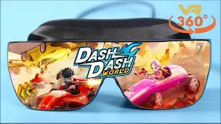 [VR 360&deg;] Dash Dash World Gameplay in 360 degree