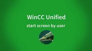 WinCC Unified V16: different startscreen by user