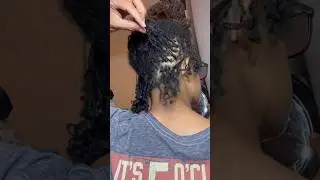 Retightening my baby #locs #microlocs #locjourney #smalllocs #tinylocs #shortlocs