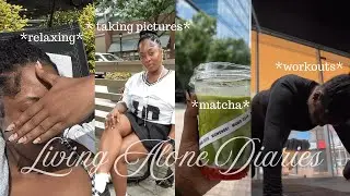 LIVING ALONE IN ATL DIARIES (ep. 011) Photoshoot + Strawberry Matcha + Windy Hill Athletic Club