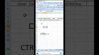 How to add extra column Excel ❤️❤️😨😨😨