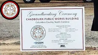 Town of Chadbourn Public Works Groundbreaking Event (12/8/2025)