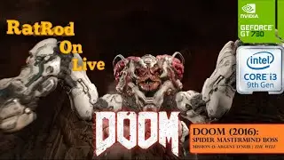 Doom 2016 Boss Fight Game Play on GT 730