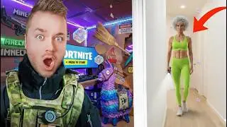 We Built a TOP SECRET Fortnite Gaming FORT&hellip; EVIL GRANDMA Tried to Stop Us!