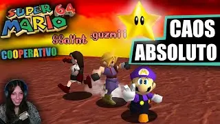No paramos 😵‍💫- Super Mario 64 cooperativo con Tifa y Cloud