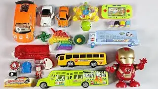 Top 10 Toys Collection🤑Rc Turtle, Rc Lamborghini, Rc School Bus, Beyblade Set, Iron-Man, Unicorn Pen