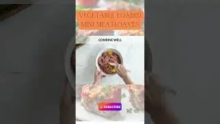 Wholesome Bites: Vegetable Loaded Mini Meatloaves Recipe!