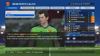SI INIZIA- PES 2017 CARRIERA NOSTALGIA BENEVENTO - #2 S2 ITA NO TALKING
