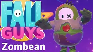 Fall Guys - Zombean - Gameplay, Celebration, Emotes & Close-Up Look