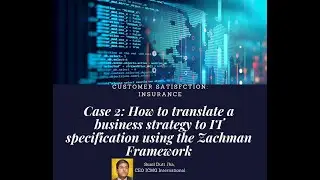 Case 2  Digital Transformation using Zachman Framework