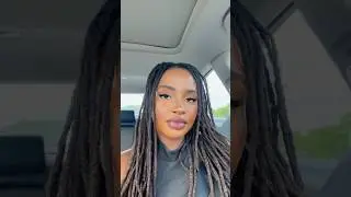Car Seflies ft a halfup half down #locs #locstyles #locstylesforwomen #locjourney #hairstyleideas