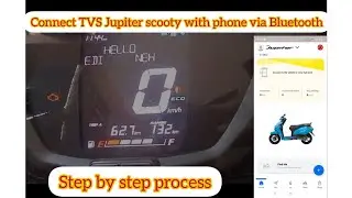 How to connect TVS Jupiter Scooty with Mobile via Bluetooth||TVS Jupiter 2025 #youtube#youtubevideo