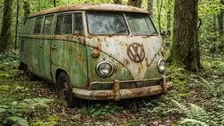 Lost for 72 Years in Wildness&mdash;An Iconic 1950's VW Van Finally Uncovered! | Epic Restoration
