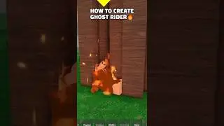 How to create Ghost Rider🔥💀 #roblox #99nightintheforest