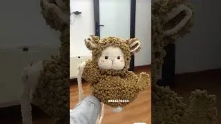 #01 (P1) Hướng dẫn đan móc túi cừu lông xù how to crochet a sheep bag