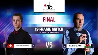 ☝️ First Frame by Mark Williams - Snooker China Championship Final Frames 5 & 6 | Patrik 🎱
