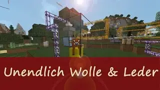Minecraft Tutorial: Leder und Wolle Farm - ganz einfach und schnell gebaut! (Deutsch)