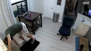 Setting up a Table at TeamFry's House