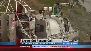 Elkhorn River rescue during Sunday storm