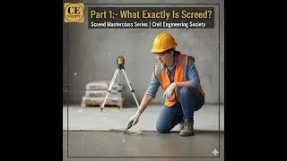 Screed Masterclass Ep.1 &mdash; &ldquo;What Is Screed? The Secret Layer Beneath Every Perfect Floor
