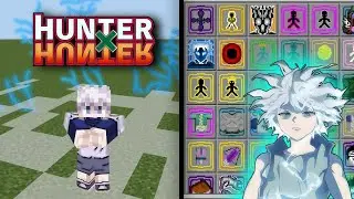 Hunter X Hunter Mod for Minecraft PE 1.21-1.21.101 (  killua Godspeed Move Available ⚡)