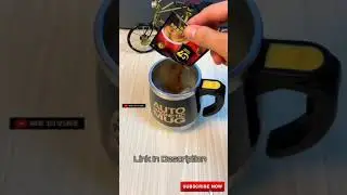 Self Stirring Coffee Mug Cup Review 💡 #shorts #firstshort #mrdivine