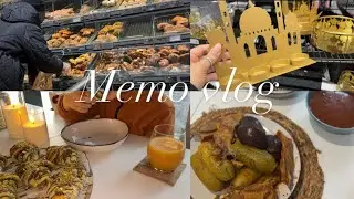 سلسلة تجهيزات رمضان 2026🕌🌙1 /نزلو زينة رمضان في المحلات تسوقو معي🛒 أسرع كروسون🥐طبخة محاشي 