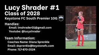Lucy Shrader- Keystone FC Winter ID Clinic Highlights