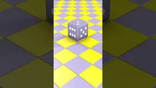 Hypnotic Rubik's Cube Physics Animation #oddlysatisfying #asmr #shorts #looping #roblox