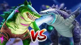 HULK SHARKJIRA JIRA SMASH VS GODZILLA SHARKJIRA - HUNGRY WORLD SHARK