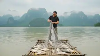 Skills in fishing with nets, foraging for wild food - Weaving bamboo baskets, surviving on the river