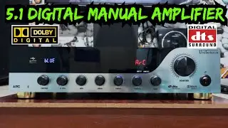 5.1 DIGITAL MANUAL AMPLIFIER | DOLBY DTS MANUAL HOME THEATER AMPLIFIER