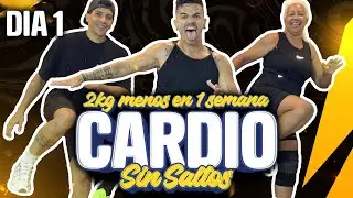 RUTINA DE CARDIO PARA ADELGAZAR TODO EL CUERPO | CARDIO QUEMAGRASA SIN SALTOS🔥Reto d&iacute;a 1  - Parte 2
