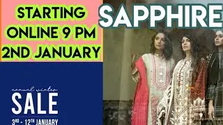 Sapphire Annual Winter Sale 50% Off 2020-ladies Concern