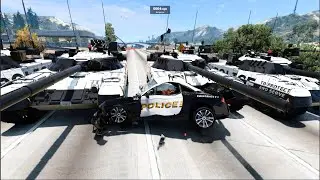 👉 INSANE POLICE CAR EXPERIMENTS IN BEAMNG DRIVE #3