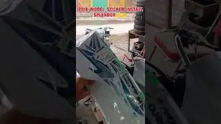 full sticker kit change splendor bike  #trending #viralvideo #sticker #splendor #splendormodified
