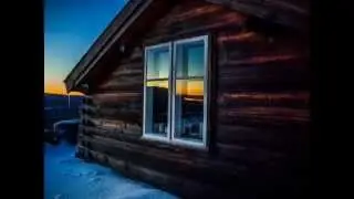 P&aelig;skatun, Alta; Northern lights, Slate and the Midnight Sun