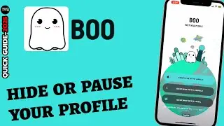 How to Hide or Pause Your Profile in Boo Dating App (Step-by-Step Tutorial 2025!)
