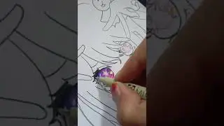 Coloring Ai hoshino🩷 eyes✨ | Oshi no ko #oshinoko #anime #aihoshino #eyes