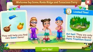 FarmVille 2 Country Escape🏃Farm Triathlon Event Day 1 #farmville2