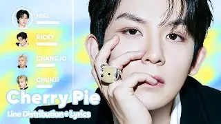 TEEN TOP - Cherry Pie (Line Distribution + Lyrics Karaoke) PATREON REQUESTED