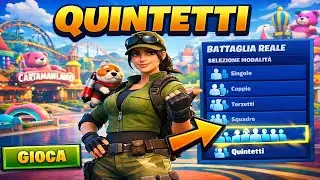 PRIMA VOLTA sui QUINTETTI di Fortnite! La nuova modalità è ASSURDA