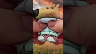 Chill guy squish meme