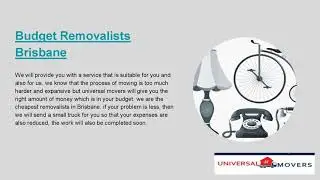 Cheap Removalists Perth Universal Movers