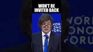 Listen to WEF Crowd Gasp When Javier Milei Says What No Other Politician Will Admit