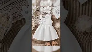 small baby girl dress design | baby frock design | Frock design #frockdesign #babyfrockdesign #short
