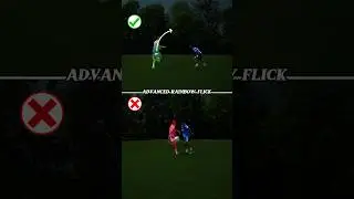 How to do ADVANCED RAINBOW FLICK ⚽️.#football #footballskills #soccer #rainbowflick #shorts