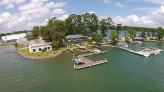 Real Island Marina, Lake Martin, Alabama Aerial Tour