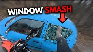 Road Rage Incident Results in Smashed Car Window | Motorcycle Life Moments